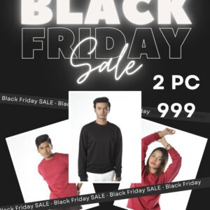 2pcs combo sweatshirt maroon + black