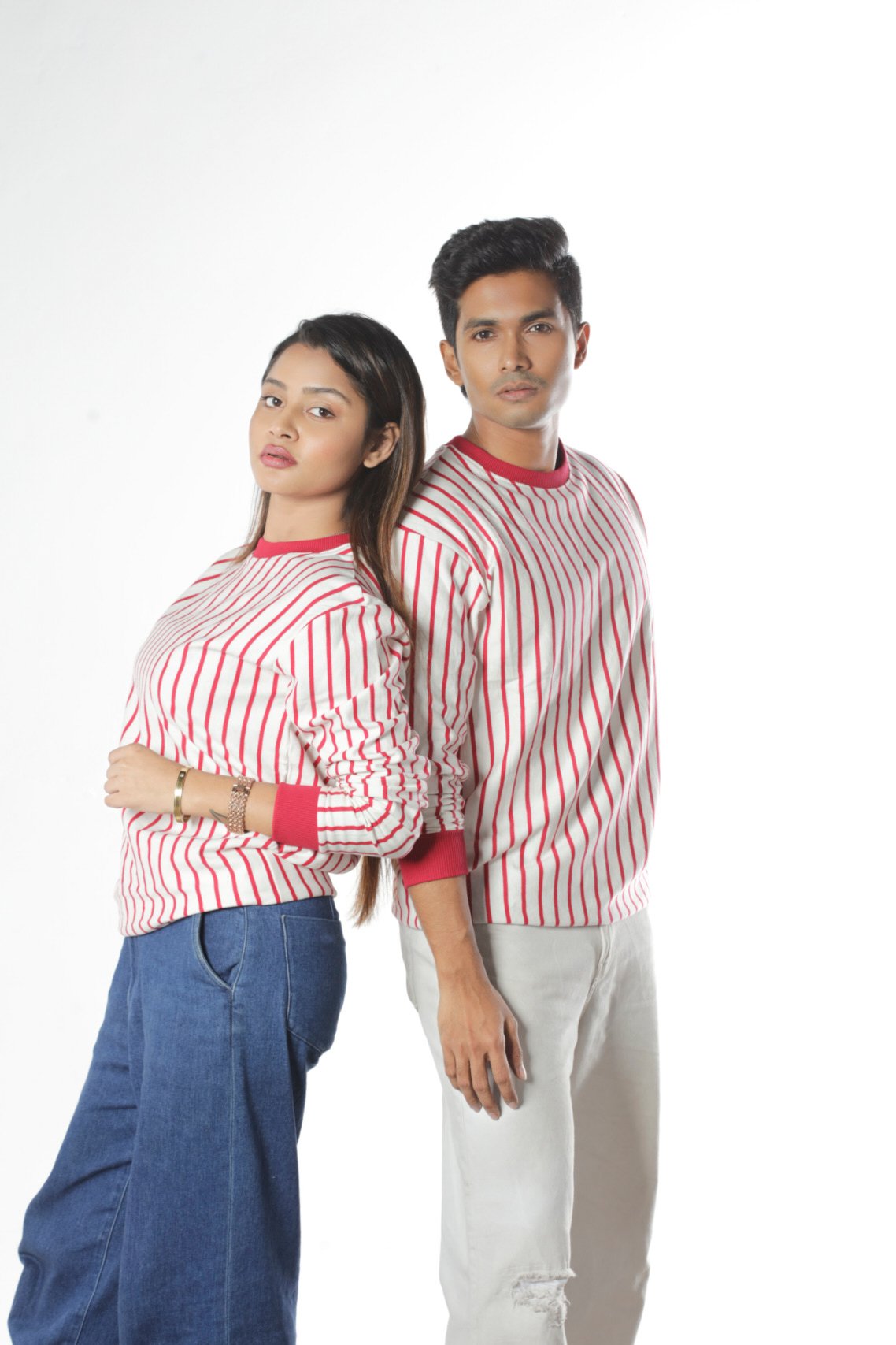 over hunt 04705 Crimson Lines Red -Sweatshirts - Image 3