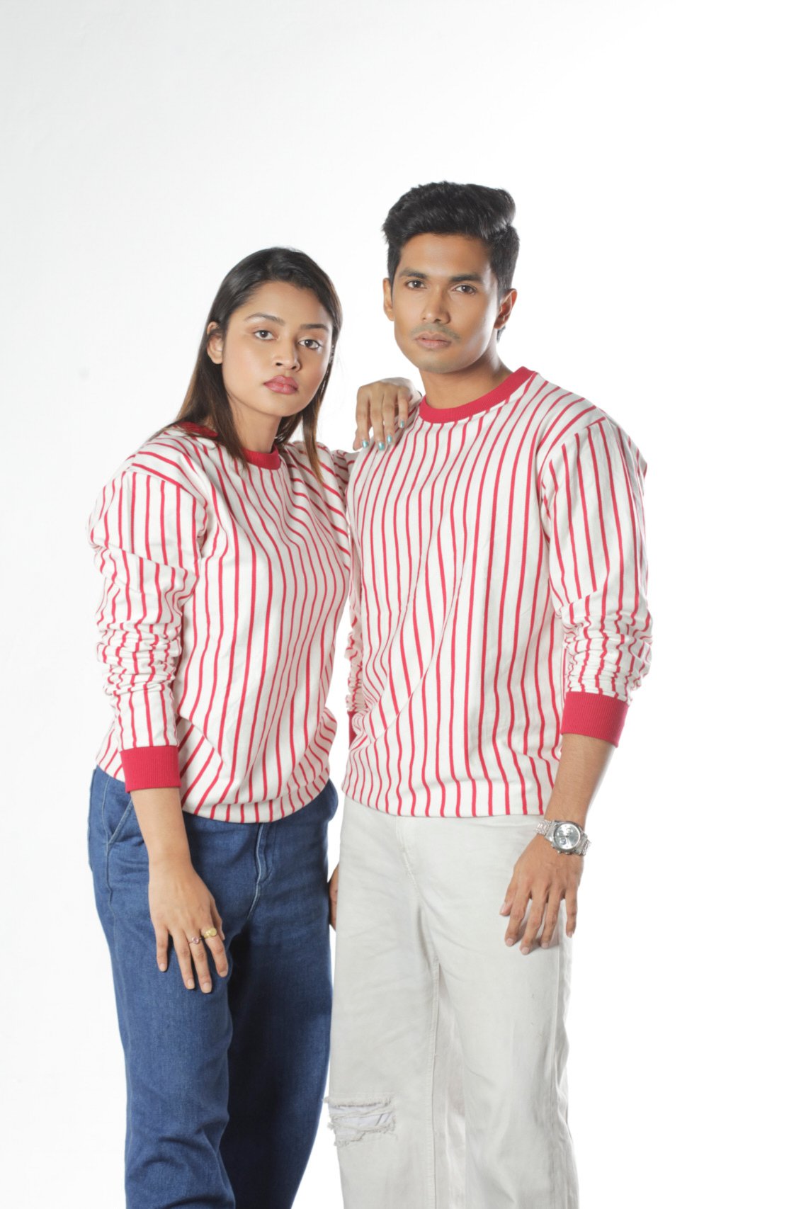 over hunt 04708 Crimson Lines Red -Sweatshirts - Image 4